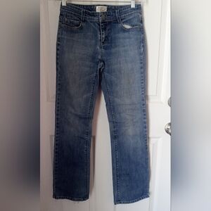 White House Black Market Women's Straight Leg Blue Jeans